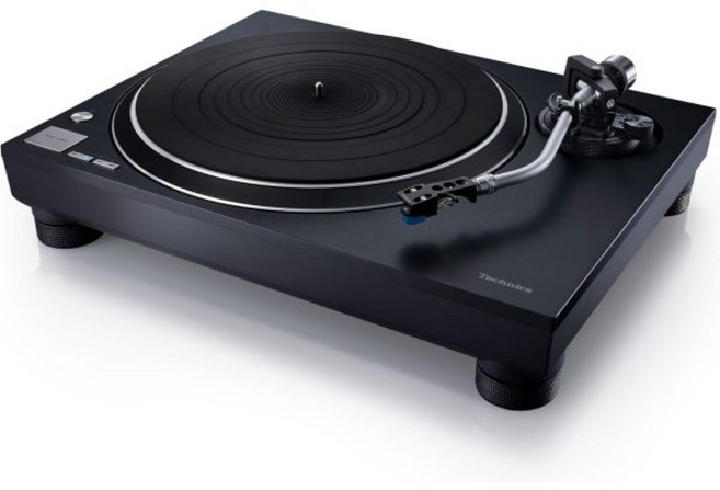 Technics 테크닉스 턴테이블 프리미엄급 하이파이 레코드 코어리스 다이렉트 재생 오디오파일 카트리지 자동 리프트 톤암 먼지 커버 SL-100C 블랙 K