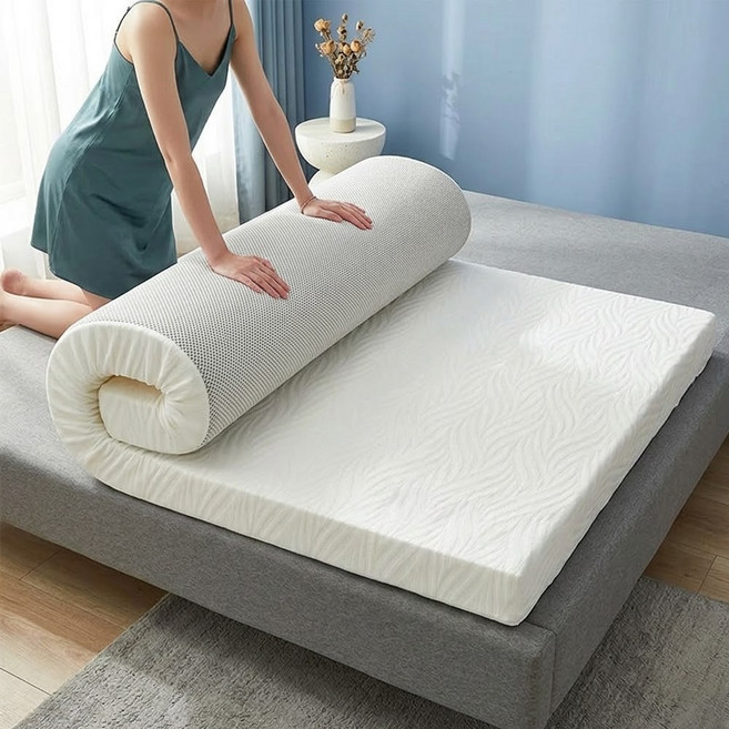 리보아 침대 바닥 메모리폼 토퍼 매트리스 5cm/7cm/11cm 커버 탈부착