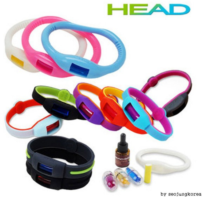 헤드볼/뉴헤드볼 모기퇴치 팔찌 밴드 해충퇴치 기피제, 01.헤드볼-(여성-아동용)블루, 1개, 01.헤드볼-(여성-아동용)블루