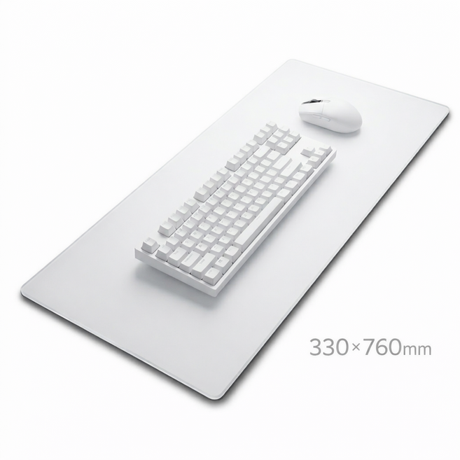 하루마켓 강화유리 마우스패드, 330*760, 1개