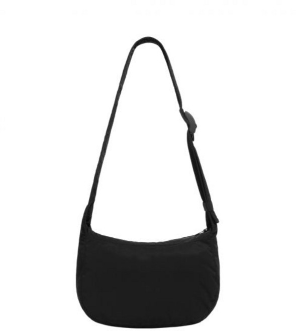 [국내매장] COS 코스 나일론 크로스바디 새들백 블랙