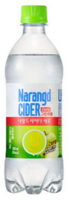 나랑드사이다 제로 그린 500ml onl+04605VU, 1개