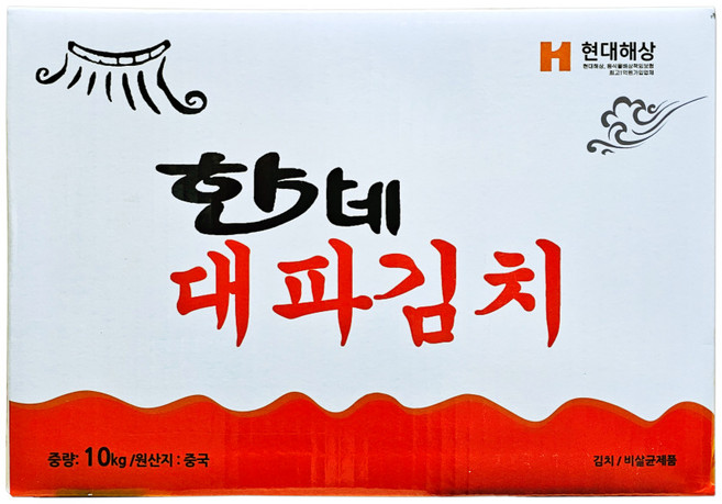 한가네 대파김치, 1개, 10kg