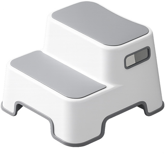 조이로이 논슬립 미끄럼방지 다용도 2단 디딤대, 그레이, 1개