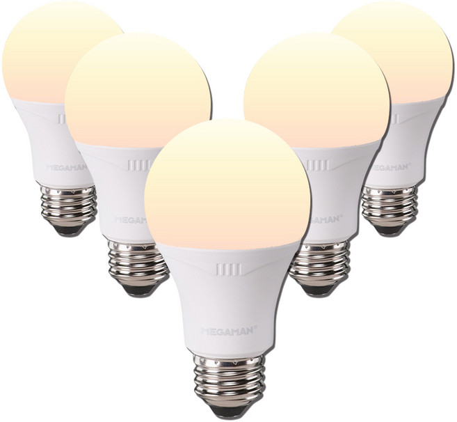 비츠온 메가맨 1등급 LED 10w 전구 벌브 3000K 전구색 5개입, 1개