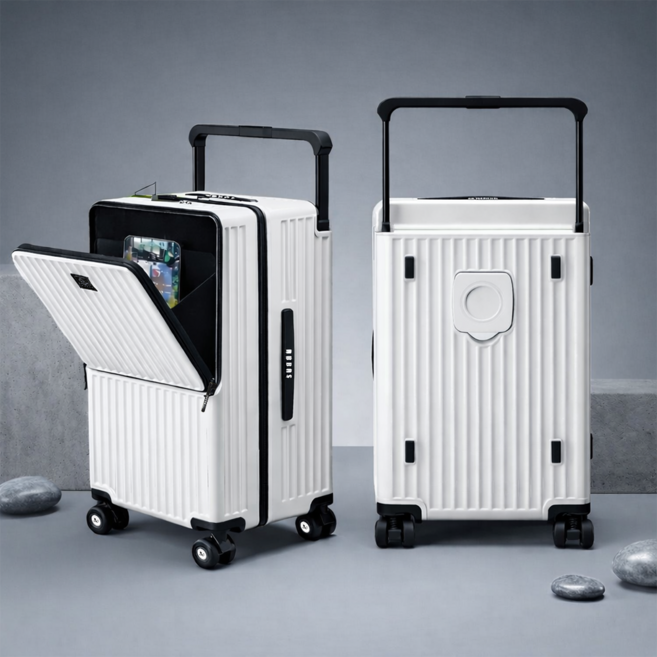 [5년A/S보장] ABBAS 전면오픈 멀티 캐리어 대형 여행가방 28인치 26인치 24인치 20인치 지퍼형 기내용캐리어 A350