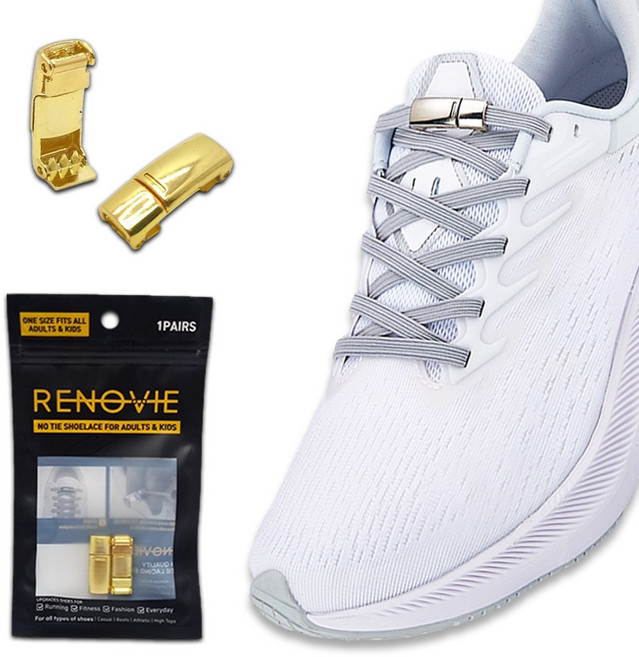 RENOVIE 매듭없는 마그네틱 신발끈 클립