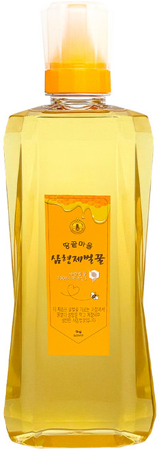 [국산100%] 삼형제 사양벌꿀, 2개, 1kg