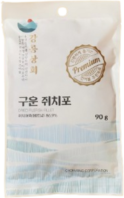 강릉상회 구운쥐치포, 1개, 90g