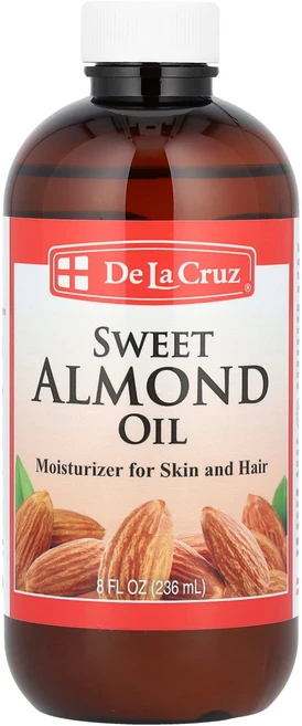 데 라 크루즈 스위트 아몬드 오일 236ml (8 fl oz) DLC-15458, 1개 - 쿠팡