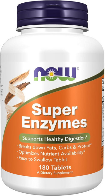 췌장효소 슈퍼엔자임 타블렛 슈퍼 효소 Super Enzymes 브로멜라인 소담즙 파파인 지방 소화 단백질 분해효소, 1개, 180정