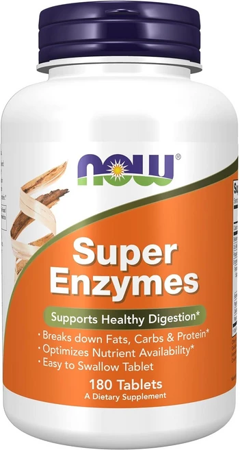 췌장효소 슈퍼엔자임 타블렛 슈퍼 효소 Super Enzymes 브로멜라인 소담즙 파파인 지방 소화 단백질 분해효소, 1개, 180정 - 쿠팡