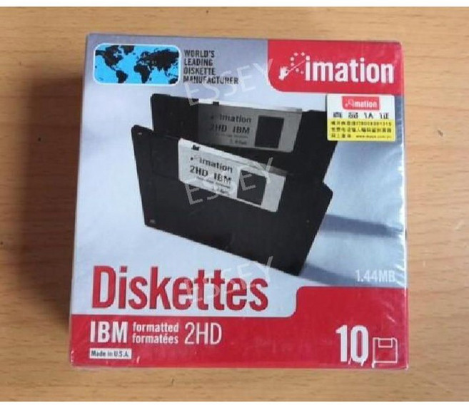 플로피디스켓 디스크 A드라이브 레트로 MF2HD 10개입 7C0 RW 3 5 USB, 1개