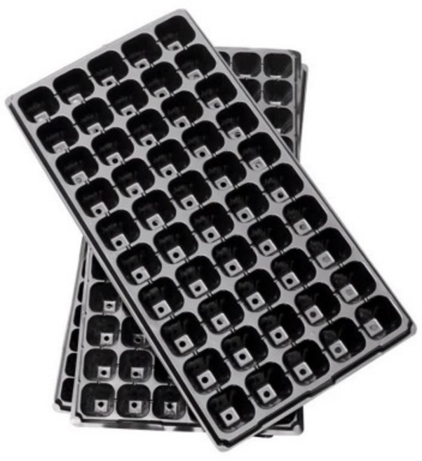 어플라워가드닝 대형 모종 트레이 50구 모종판 파종판 육묘상자 삽목, 1개