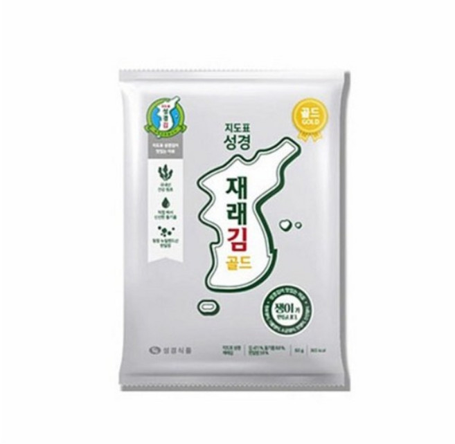지도표성경 재래김 골드(대), 지도표 성경 재래김 골드 60g, 20개, 60g, 20개