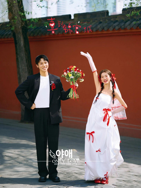 미소샵 웨딩촬영커플룩 시밀러룩 웨딩커플룩 커플룩, 프리사이즈, 1개, 여성 단품 23