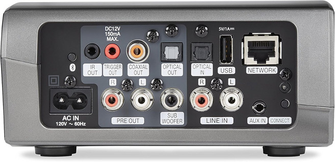 다룸 오디오용 데논 HEOS 링크 무선 프리앰프 시리즈 2새 버전 아마존 알렉사 호환성 파워 서브우퍼 연결 블랙 위드 실버 2.91 X 6.14 5.83