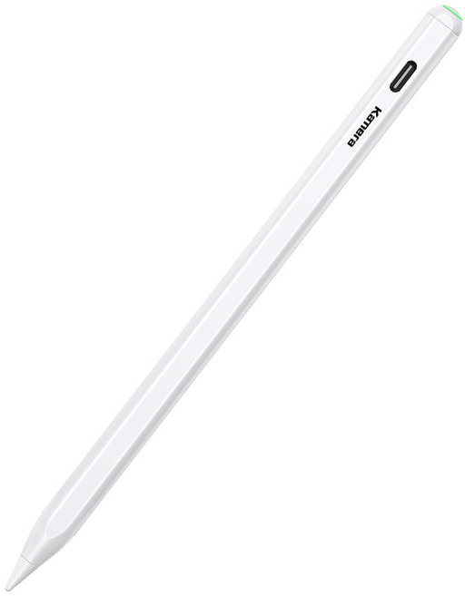 Kamera iPad Pencil 手寫筆 KA-766 磁吸充電 Type-C充電 防誤觸, 1個, 白色