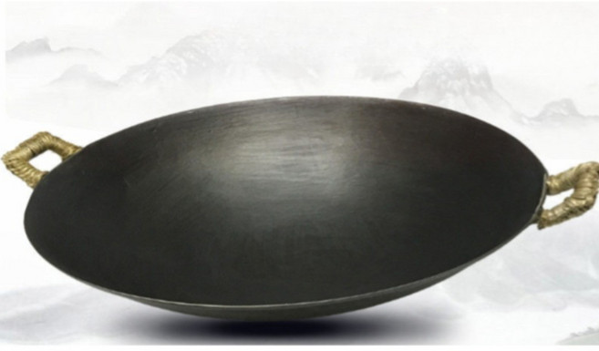 대형 무쇠 가마솥 대형솥 아궁이 깊은 업소용 화덕 돌솥 솥 냄비 주물팬 시골 주철, Q. 48cm 두꺼움 커버 있음