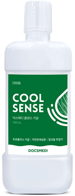 닥스메디 쿨센스 750ml 프로폴리스 천연 무알콜 가글 구강청결제, 4개