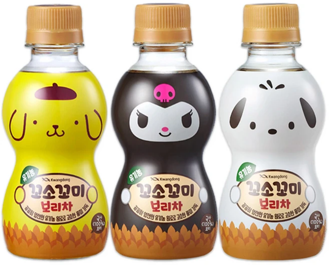 [광동직영] 꼬소꼬미 보리차 200ml x 20pet, 20개 - 쿠팡