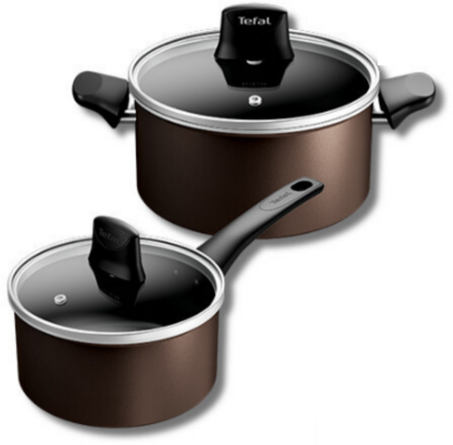테팔 뉴 이노바시오 인덕션 냄비 2종 세트(편수18+양수20), 1세트
