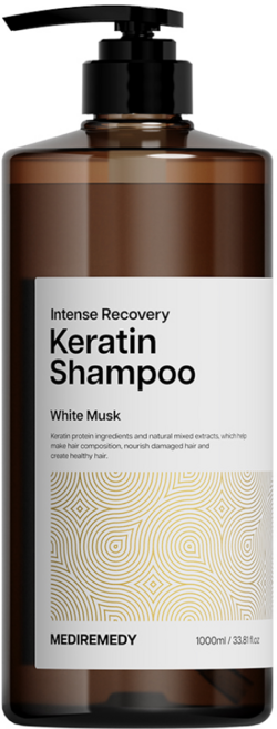 메디레머디 인텐스 리커버리 극손상 단백질 샴푸 화이트머스크향, 1L, 1개