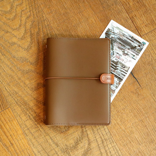 꼼꼬미 2026 초콜릿 6공 가죽 시스템 업무용 회사 다꾸 소량 대량 주문 제작 다이어리, 파베 초코