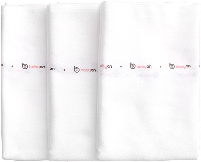 베이비앙 국내산 순면 엠보손수건 30장~50장