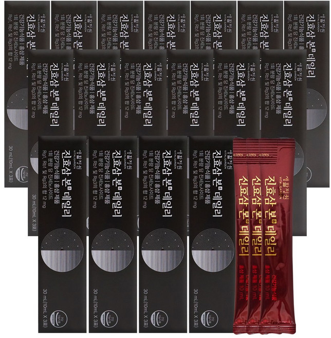 생활정원 진효삼 본 데일리 시식용 51일분 홍삼 스틱, 1개, 51회분