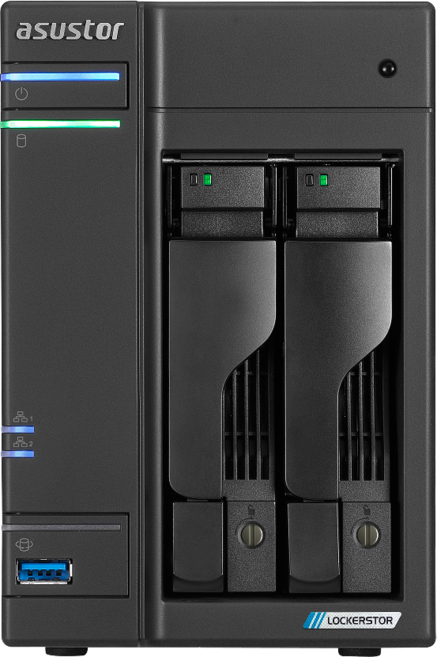 아수스토어 AS6702T v2 하드미포함 2베이 기업용 나스 스토리지 서버 라스코