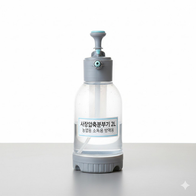 가정용 압축 분무기 2l 원예 소독 방역 살포기 압축분무기 소독기 농약분무기