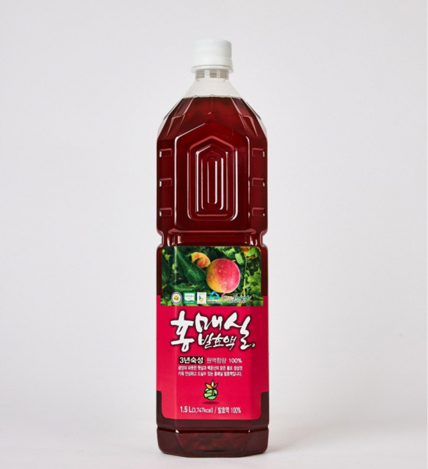 홍매실발효액3숙성(1.500ml) 농장직송, 1개, 1.5kg
