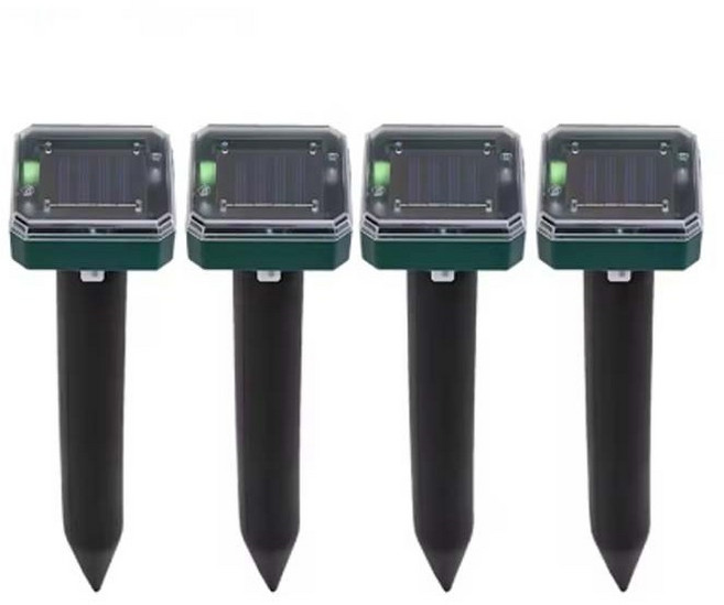 태양광 두더지퇴치기 뱀 쥐 야생동물 퇴치기 4pcs, 삼품2
