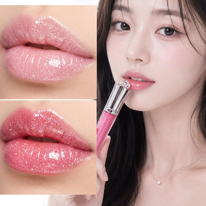 프로랑스 써니글램 펄 물광 립글로스 촉촉 볼륨감 있는 PK2시폰핑크펄 립, 1개, 단일