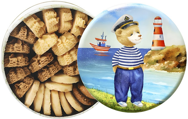 제니베이커리 스마트 베어 4종 믹스 버터쿠키, 3개, 320g