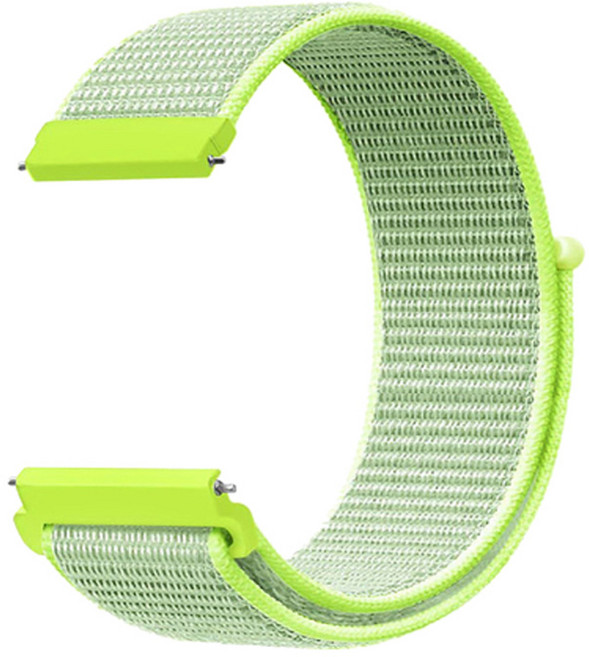 삼성 갤럭시워치7 40MM 44MM 벨크로 파스텔 포인트 찍찍이 스포츠 시계줄 스트랩 밴드 줄 SM-L300 L305 L310 L315 호환, 형광, 1개