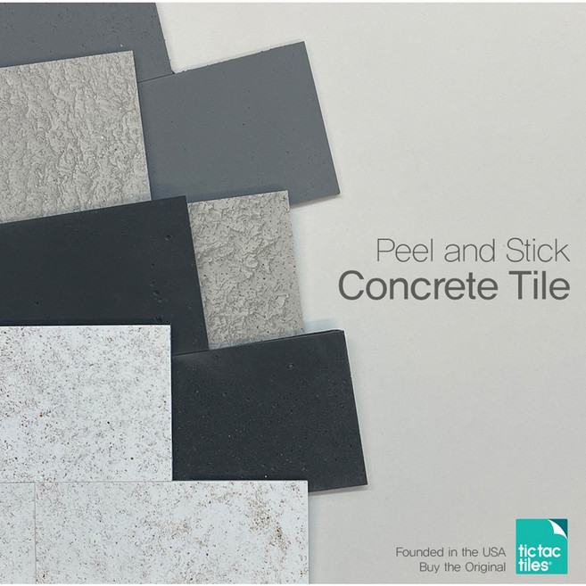 틱택타일 콘크리트타일 4가지패턴 붙이는타일 DIY 셀프인테리어, 3. 나이트스카이