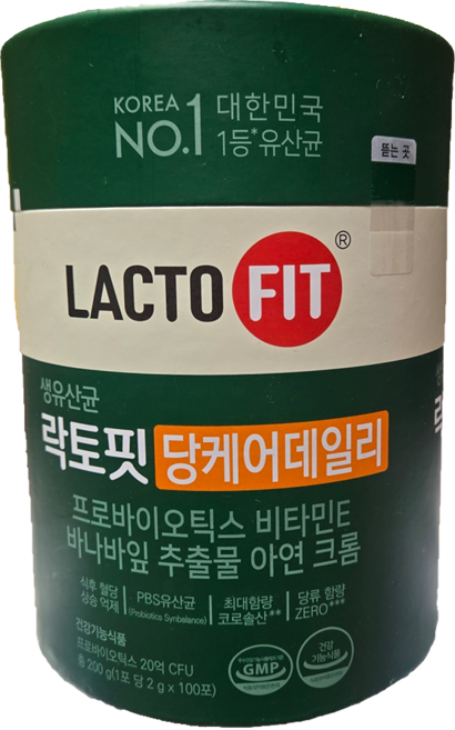 락토핏 당케어 데일리 생유산균 2g x 100포, 200g, 1세트