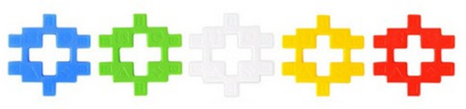 아하토이 멀티 집짓기 블럭 70pcs, 36개월이상, 1개