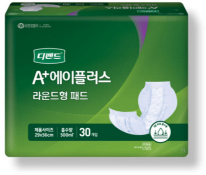 디펜드 에이플러스 라운드형 속기저귀, 2개, 30개입