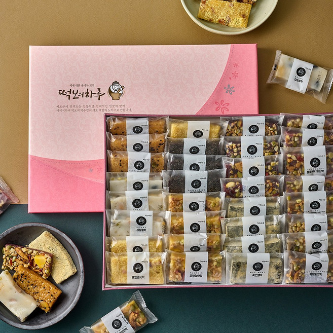 [떡보의하루 본사] 선물세트 명품세트4호 전국150여개 매장 직접배달, 45g, 56개