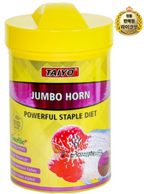TAIYO 점보 혼 관상어사료, 120g, 1개