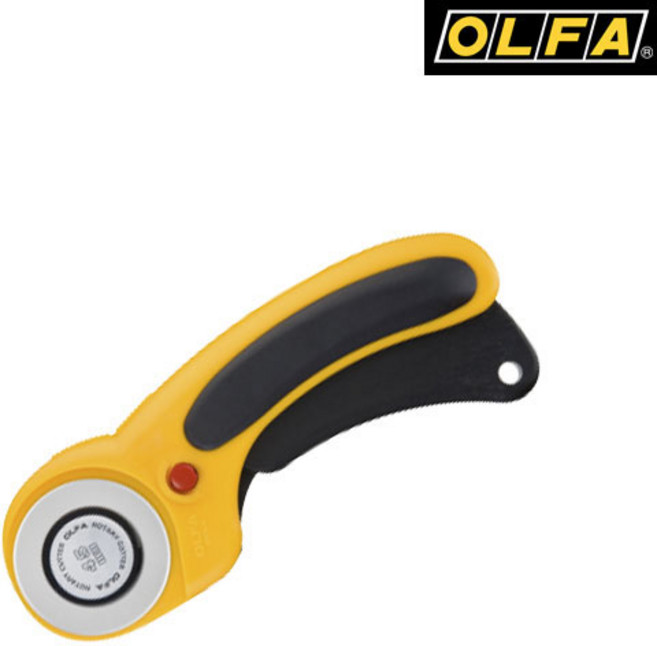 [OLFA] RTY-2DX / 올파 로터리커터칼 원형칼 회전용 커터칼 45mm, 1개