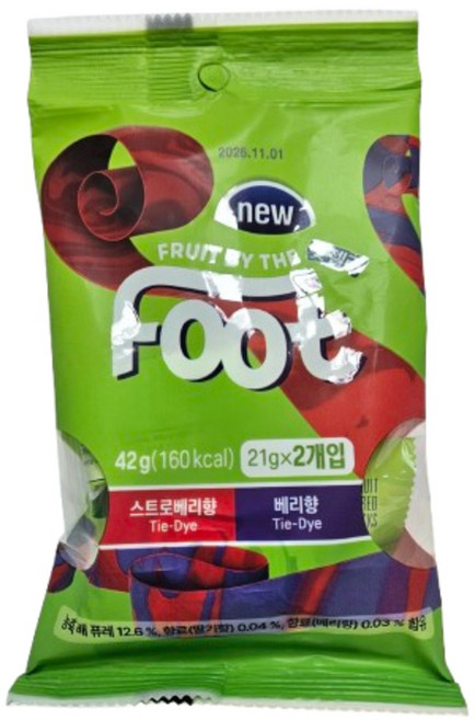 코스트코 후룻 바이더 풋젤리 21g X 12봉 / 22봉 소분판매 / 48봉 한박스 - 라이프사은품, 22개