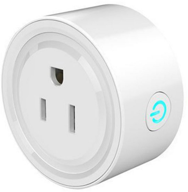 易微聯 APP 小圓智能插座【20A用電管理*保護版】遠端定時開關省電, 易微聯 3孔2腳 20A 保護計量, 1個, 5.38mm