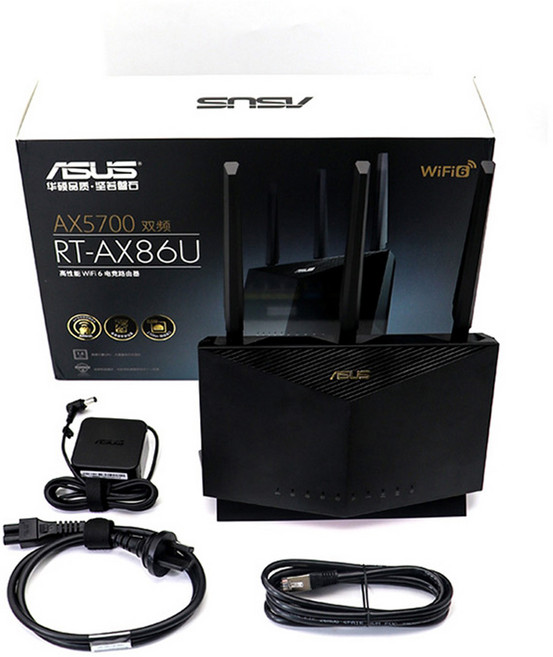 에이수스 RT-AX86U PRO 게이밍 유선 무선공유기 WiFi6, 1개