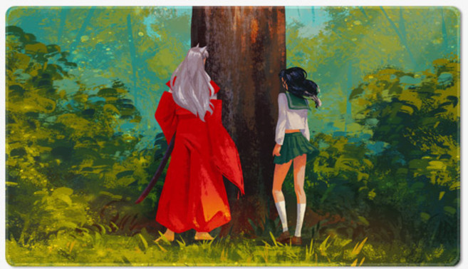 이누야샤 장패드 ost 금강 XL 2XL 데스크매트, 04 이누야샤 XL(700x400x4mm)