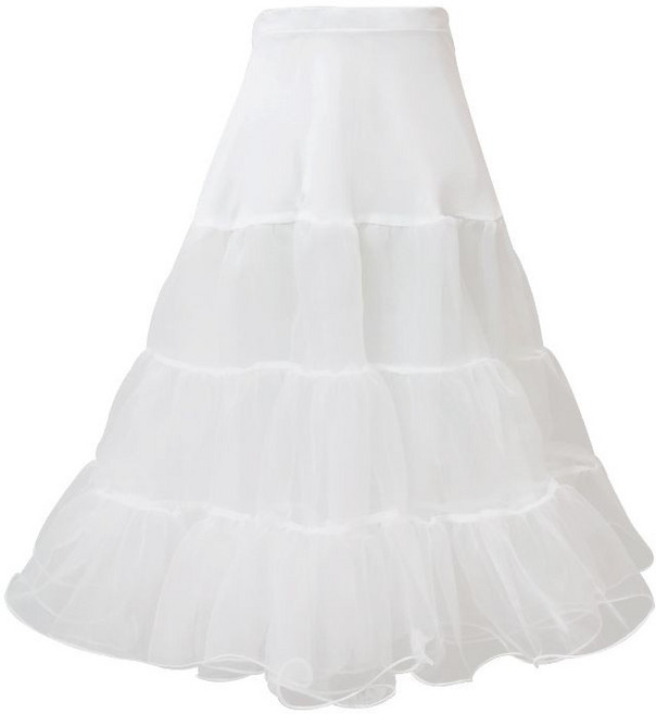 柏娜妃 玻璃紗日常裙撐 60cm可調整長度蓬蓬內搭襯裙