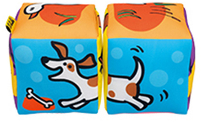 케이스키즈 소리나는 헝겊블럭 동물 KA10755